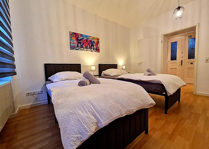 Happyside Travel & Work #4 - 4 Personen - Wlan - Zentrum Appartement Leipzig