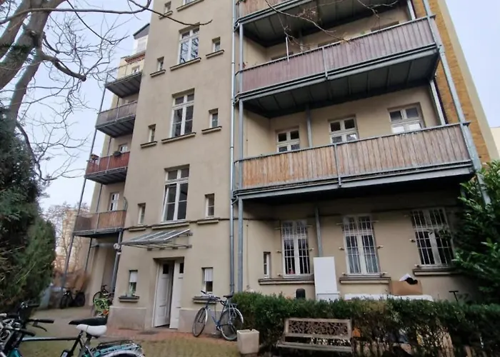 Appartement Happyside Travel & Work #4 - 4 Personen - Wlan - Zentrum Leipzig